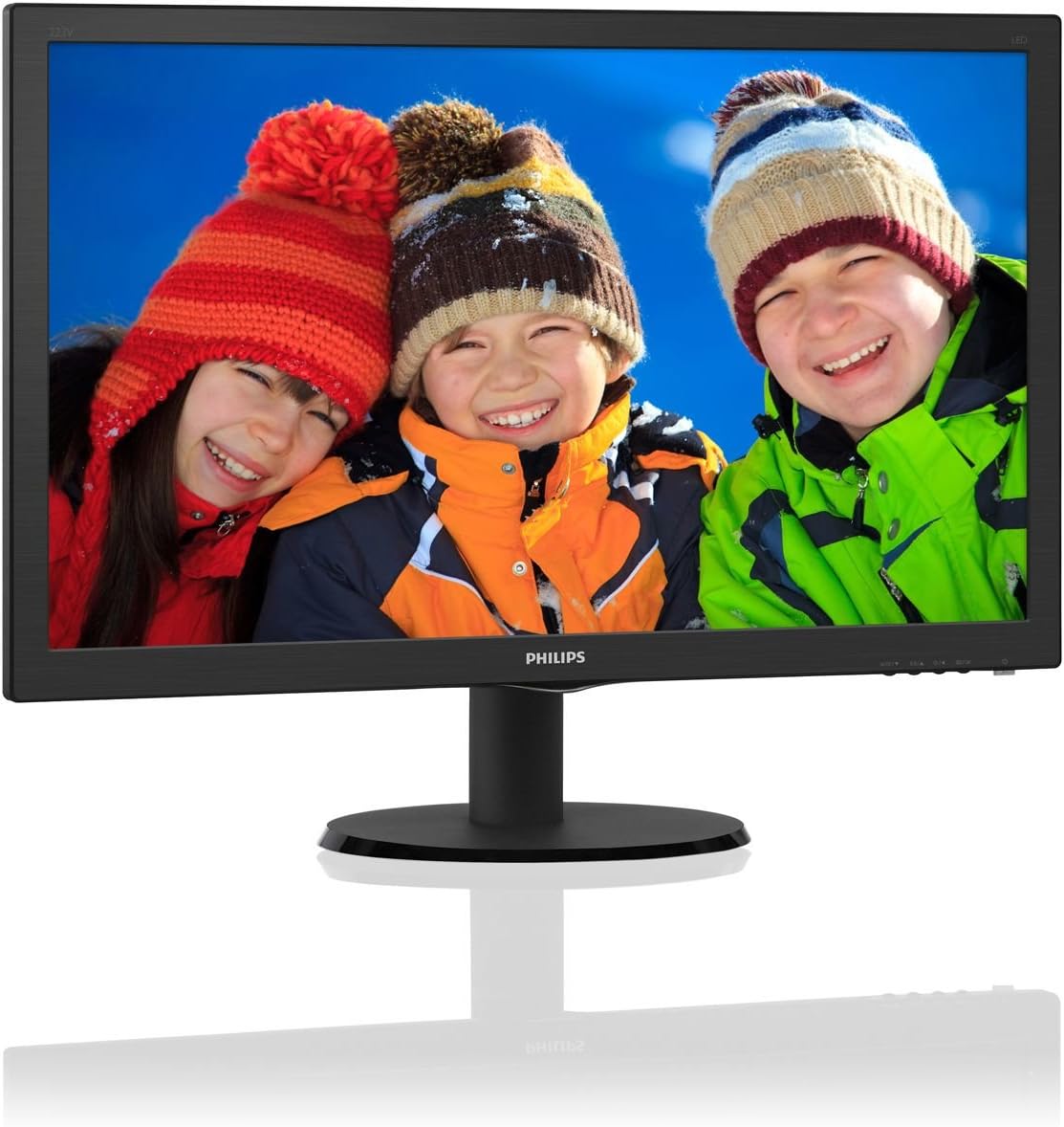 Philips 223V5LHSB2 22-Inch LCD/LED Monitor (Upgraded)