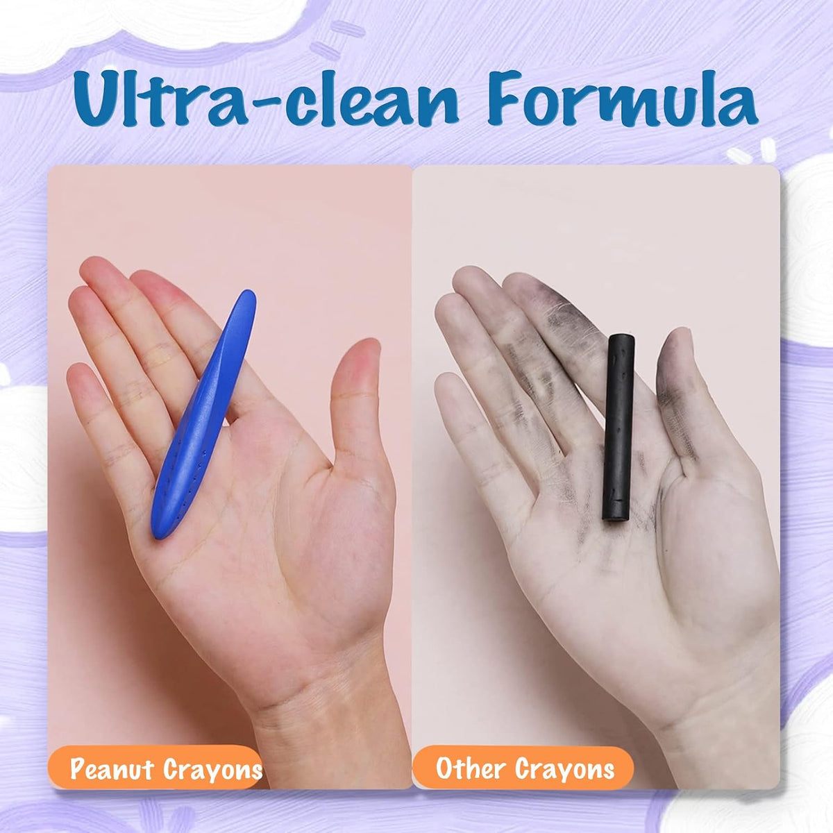 YPLUS Triangle Crayons — 12 Colours — 12 Colours