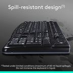Logitech K120 for Business Keyboard — Black