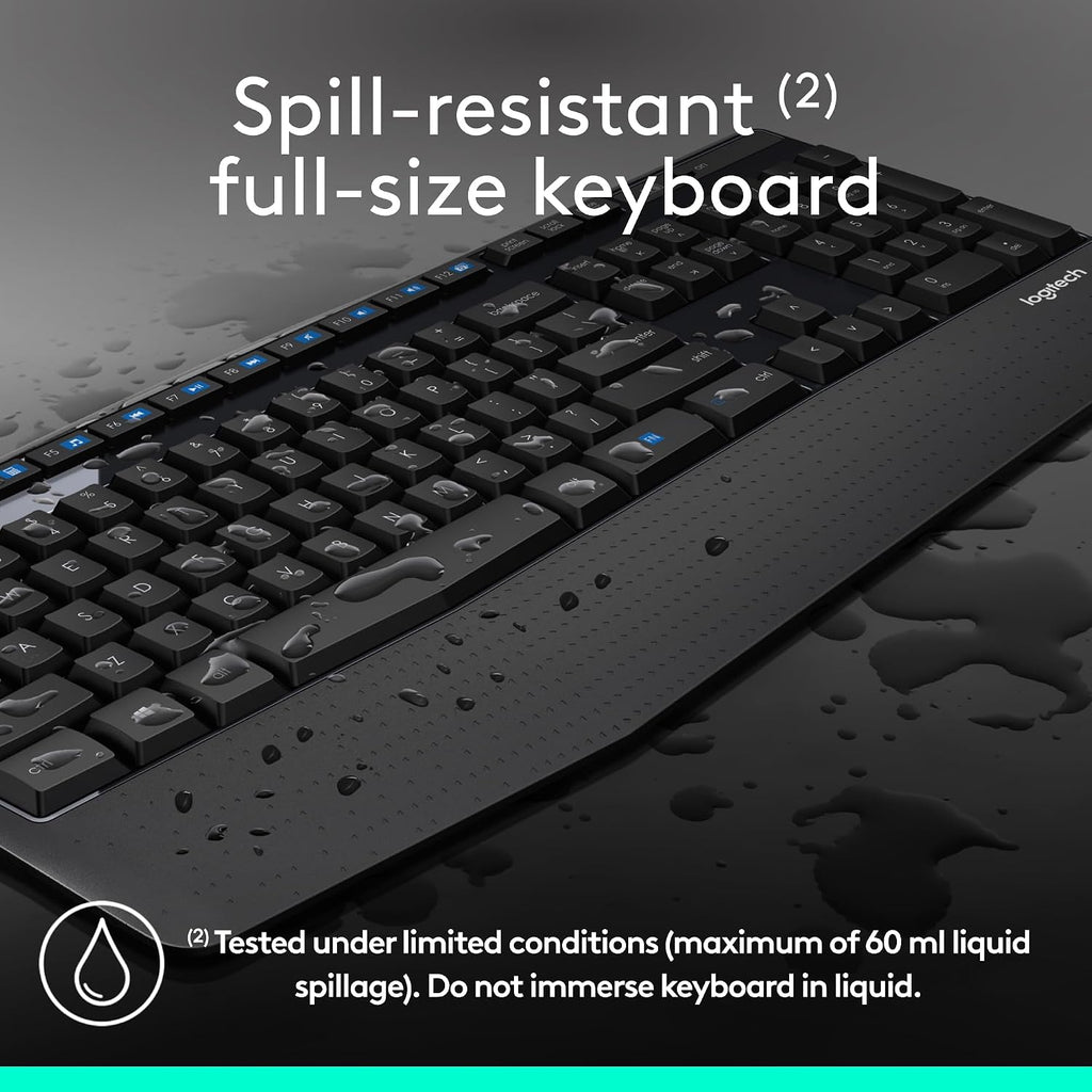 Logitech MK345 Keyboard and Mouse Combo — Black