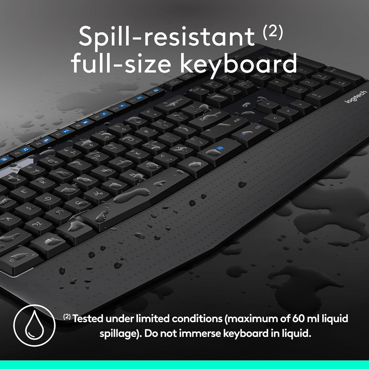 Logitech MK345 Keyboard and Mouse Combo — Black