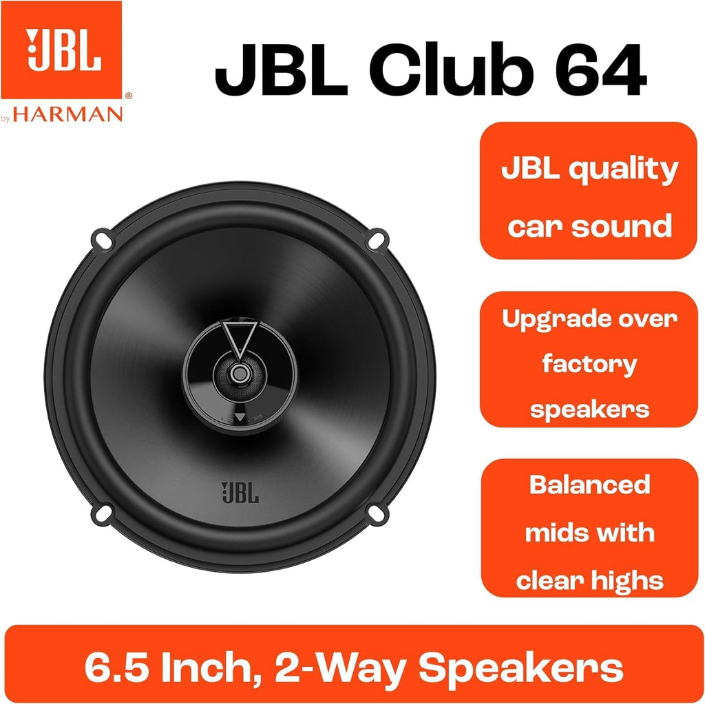 JBL Club 64 Gen 3 6.5-Inch Car Speaker Set