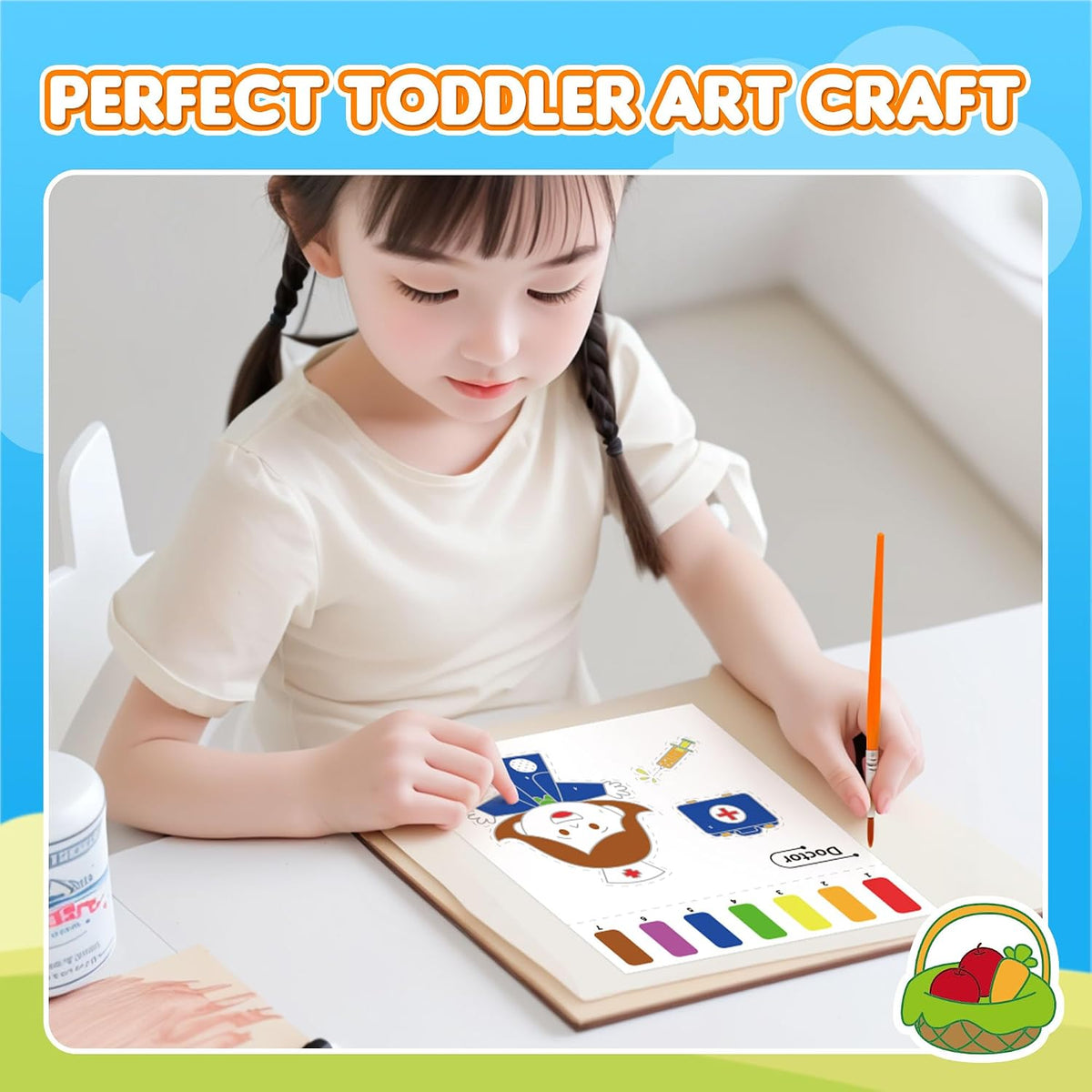 YPLUS Paint with Water Activity Books — profession