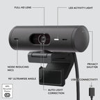 Logitech BRIO 501 Webcam — Black