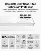 Belkin ScreenForce Titan Protective Bundle for Samsung Galaxy S26+ with Scratch Resistant Screen Protector, Shockproof Phone Case and Anti-Reflective Camera Lens Protector - 4M Drop Protection
