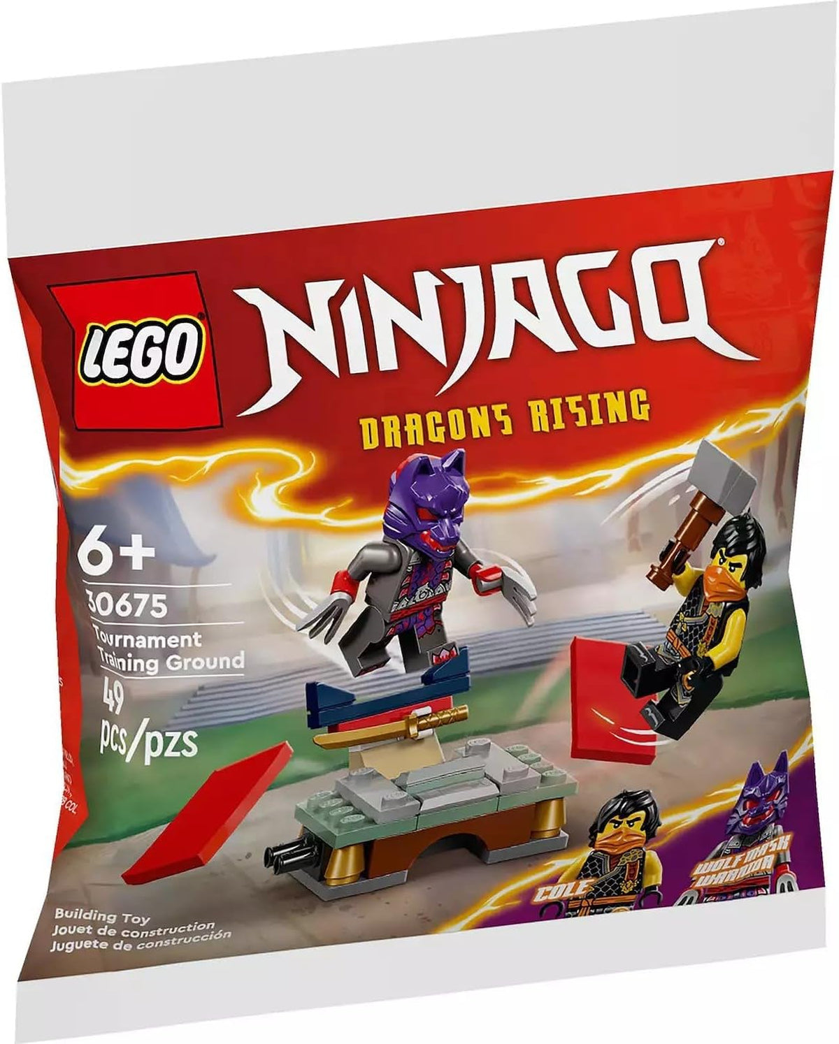 LEGO NINJAGO Tournament Training Ground Building Kit 30675 (49 Pieces) — image 1