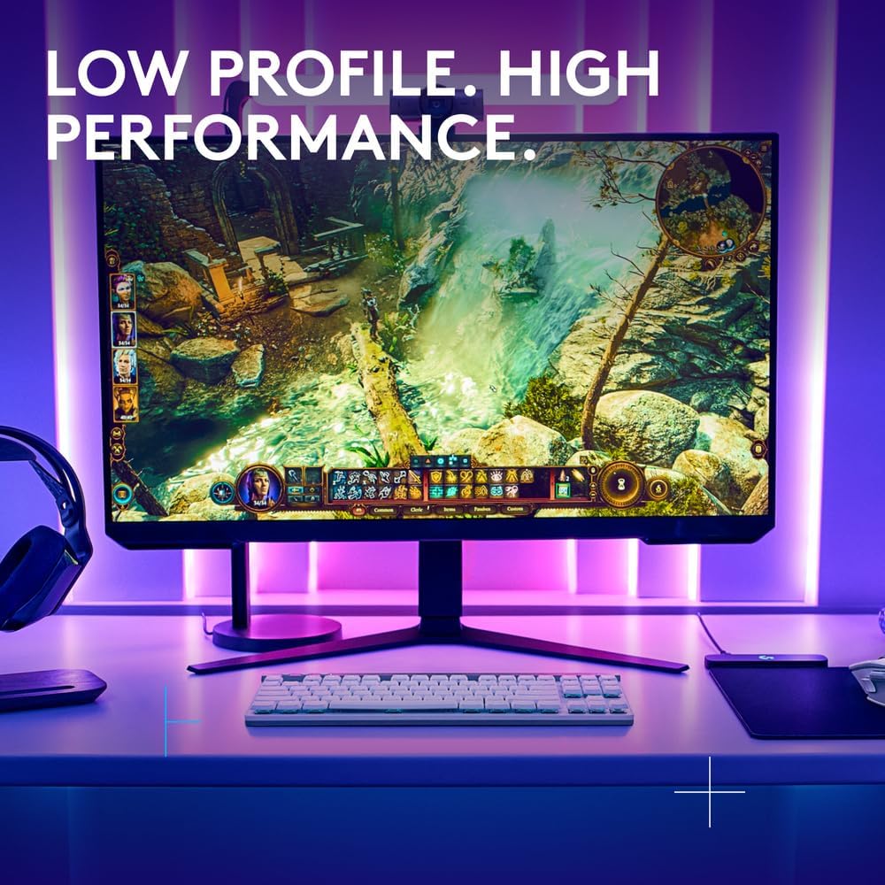 Logitech G515 TKL Wireless Gaming Keyboard — White