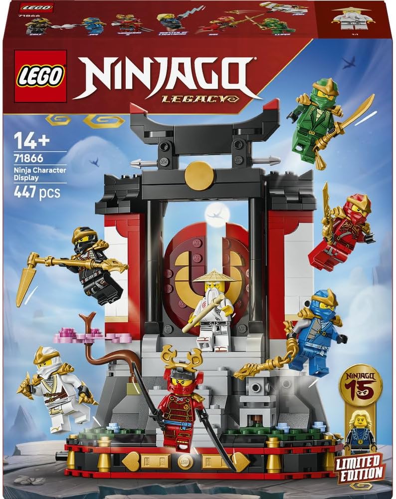 LEGO NINJAGO Ninja Character Display 15th Anniversary 71866