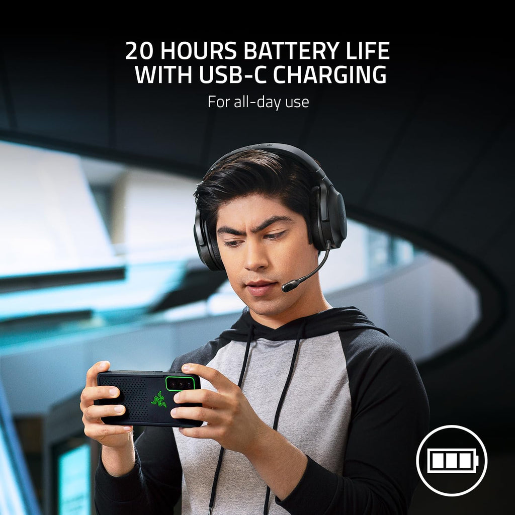 Razer Barracuda X Wireless Gaming & Mobile Headset (PC, Playstation, Switch, Android, iOS) — Black — product image 7