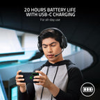 Razer Barracuda X Wireless Gaming & Mobile Headset (PC, Playstation, Switch, Android, iOS) — Black — product image 7