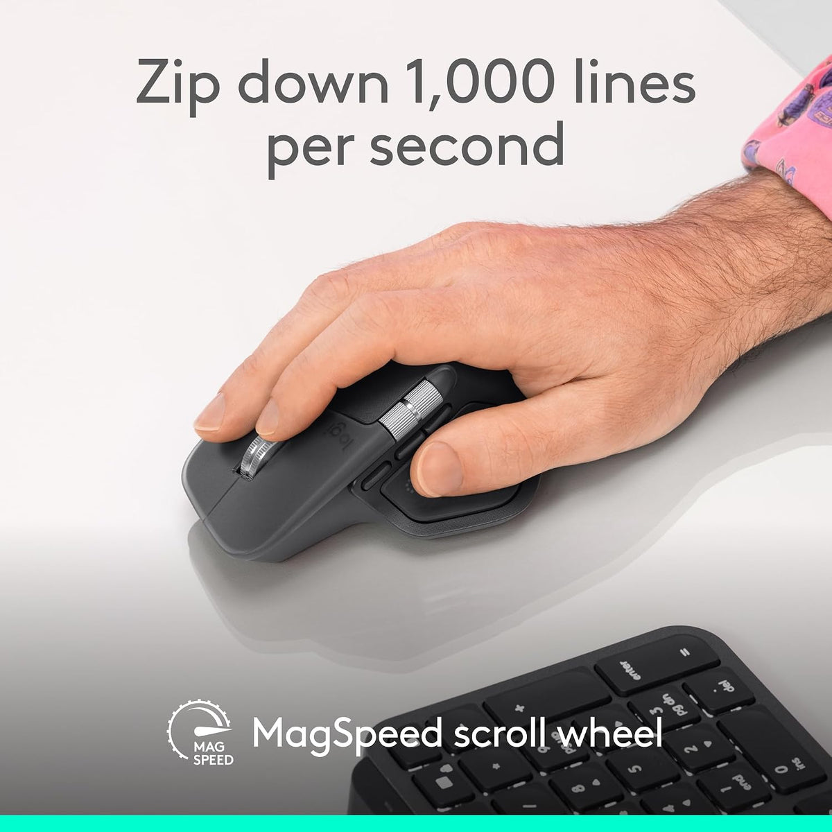 Logitech MX Master 4 Wireless Mouse for Business — Graphite