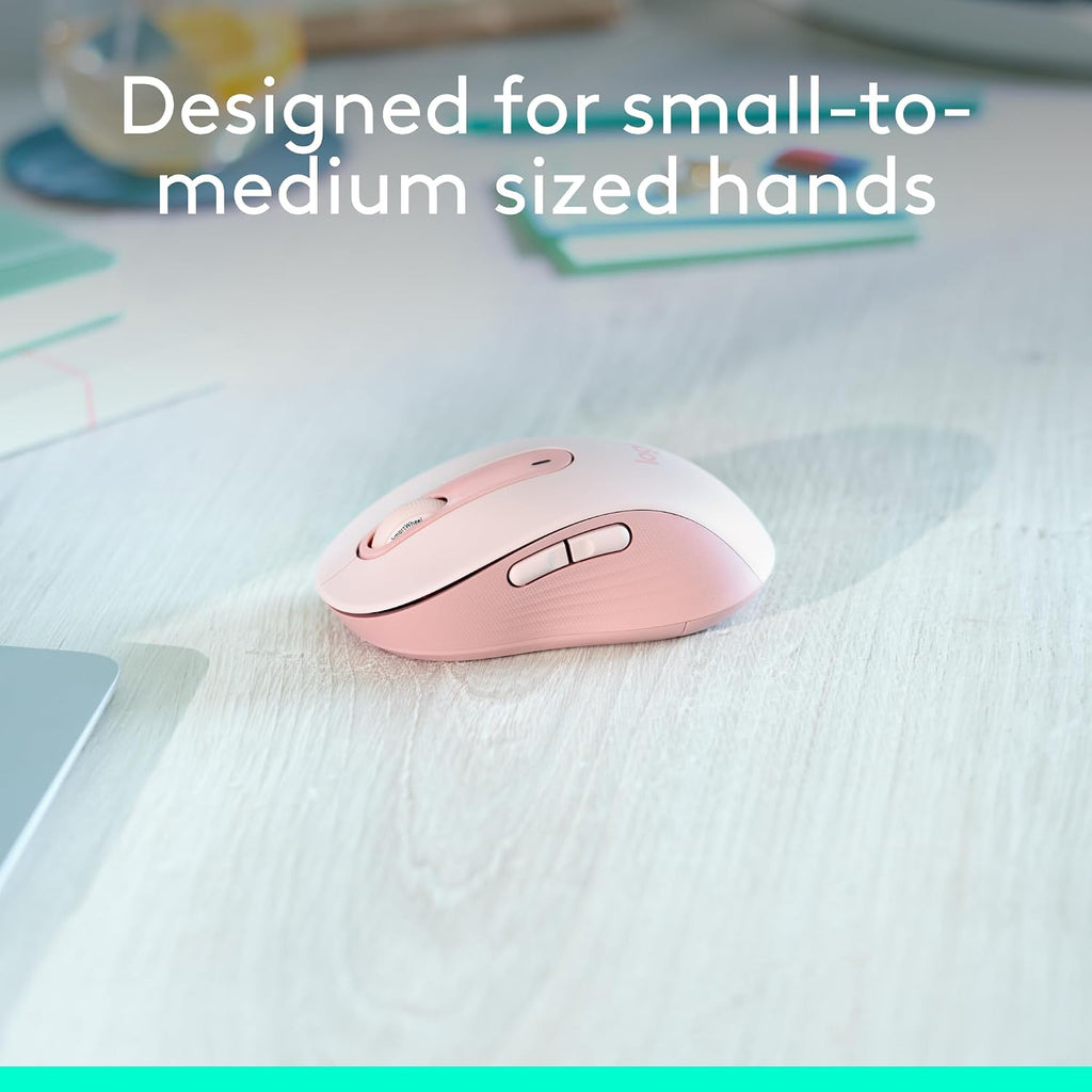 Logitech M650 Wireless Mouse — Rose