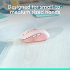 Logitech M650 Wireless Mouse — Rose