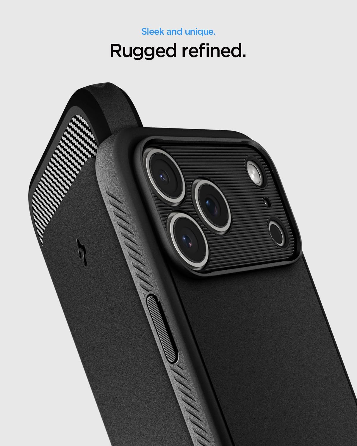 Spigen Rugged Armor MagFit for iPhone 18 Pro Max case / 17 Pro Max - Black — Matte Black — product image 3