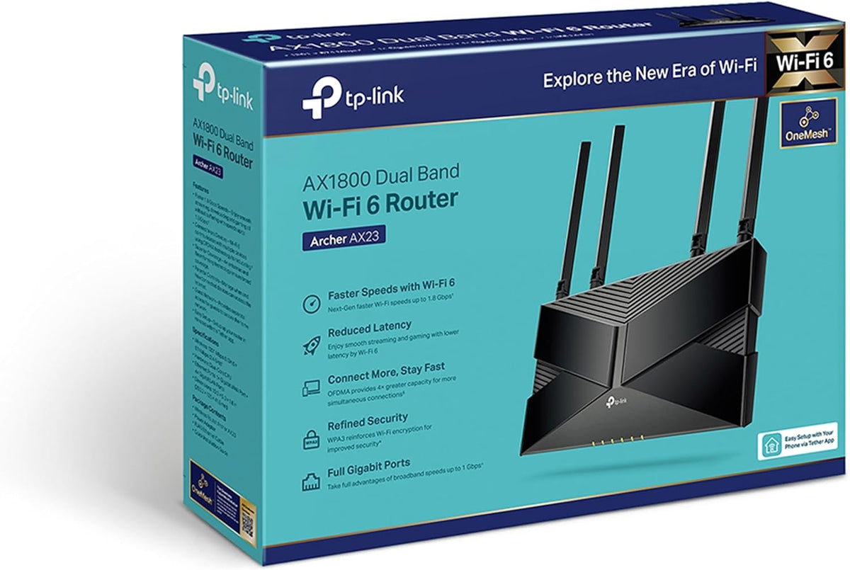 TP-Link Archer AX23 AX1800 Dual-Band Wi-Fi 6 Router