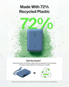 Belkin BoostCharge 10000mAh Power Bank with Digital Battery Display - Blue