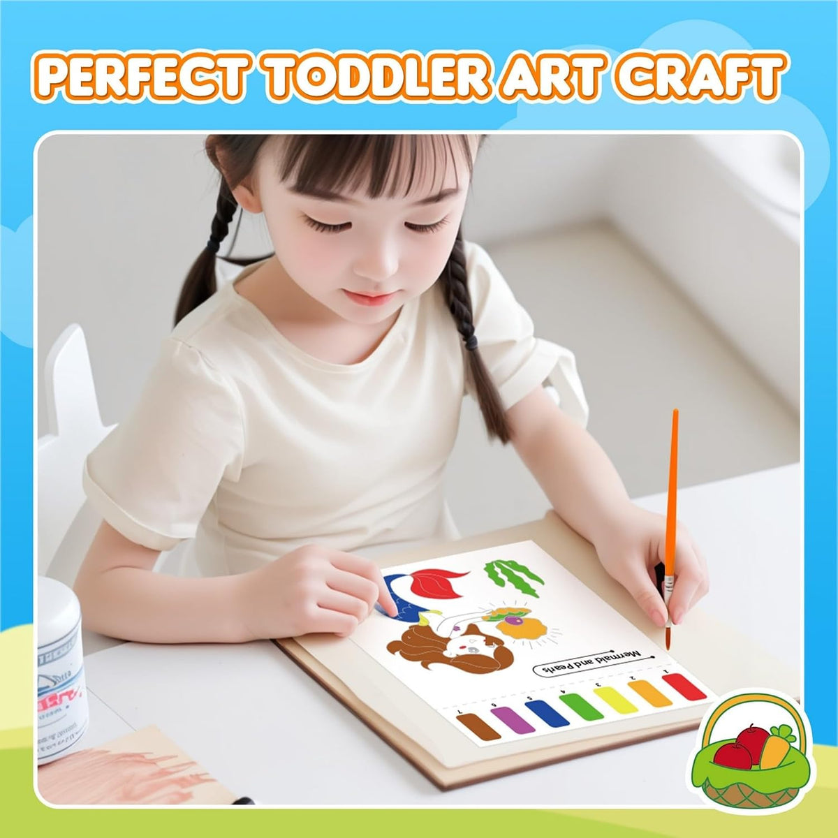 YPLUS Paint with Water Activity Books — The 5 themes