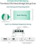 TP-Link Omada EAP215-Bridge KIT | 5 GHz 867 Mbps Point to Point Wireless Bridge | Indoor/Outdoor Long Range Access Point, 3 Miles | Mesh, MU-MIMO | SDN Integrated | Cloud Access & Omada App