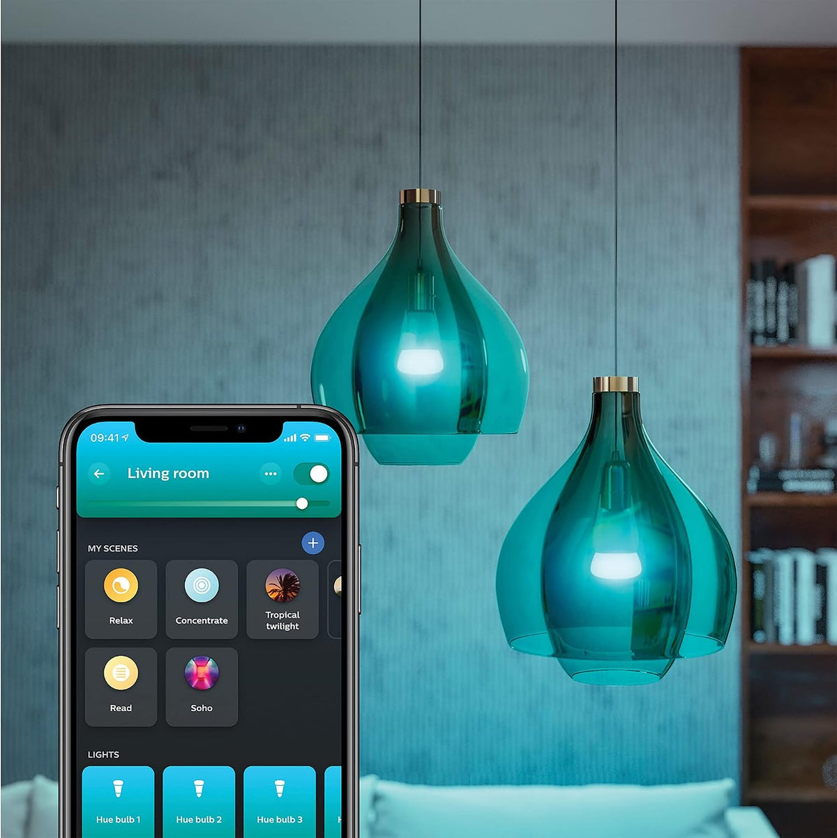 Philips Hue White & Colour Ambiance A60 E27 11W Smart LED Bulb,929002468801 — White and Colour Ambiance
