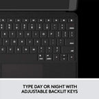 Logitech Folio Touch Keyboard Case for iPad Air 4th / 5th Gen — Black