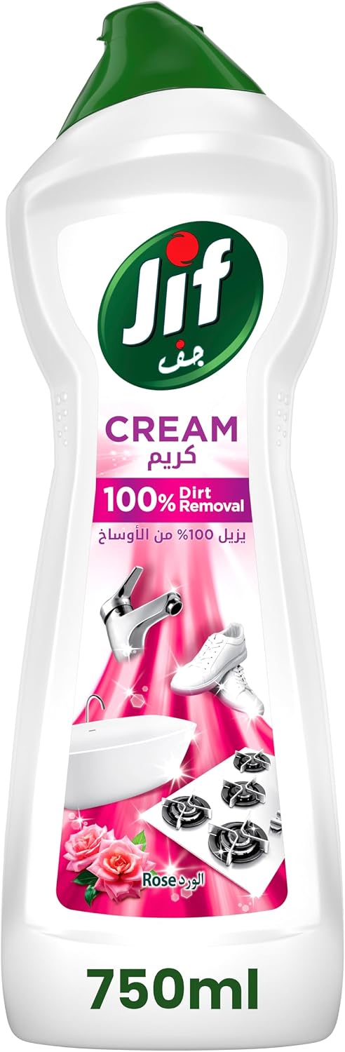 JIF Multipurpose Cream Cleaner, Rose, 100% Dirt Removal, 750ml — additional product view 3