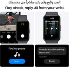 Samsung Galaxy Fit3 Smartwatch, Exercise and Sleep Tracking, Fall Detection, Bluetooth, 40mm, Gray