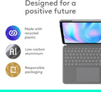 Logitech Combo Touch Keyboard Case for iPad Air 13-inch M2 — Oxford Grey