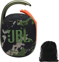 JBL Clip 4 with Deluxe CCI Carrying Pouch — Squad