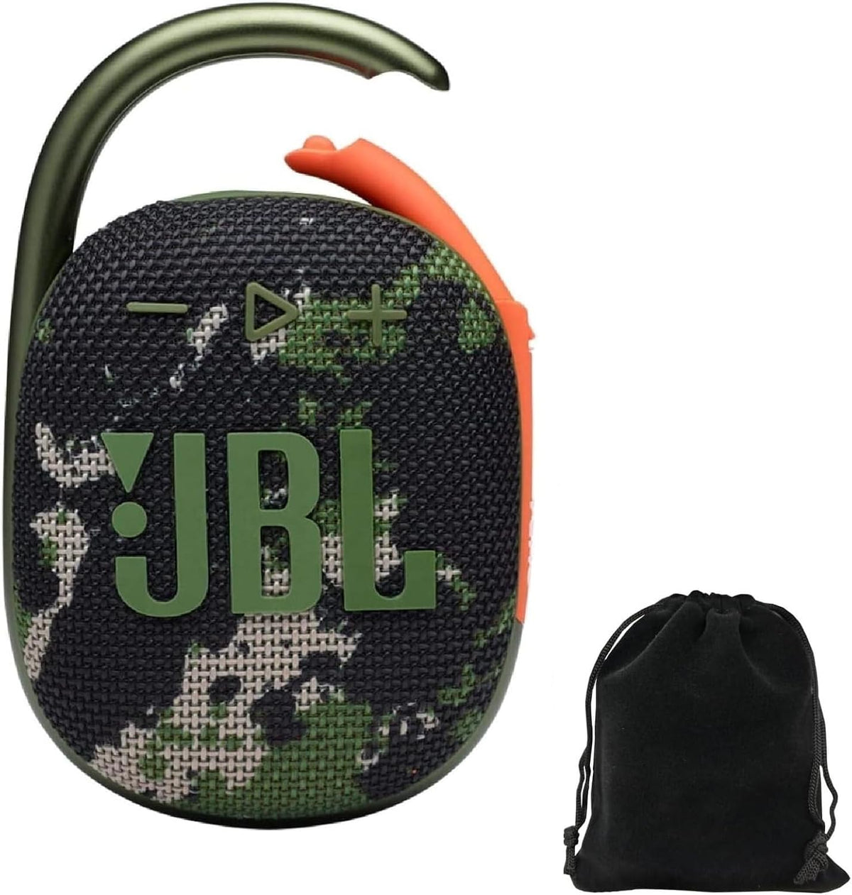JBL Clip 4 with Deluxe CCI Carrying Pouch — Squad
