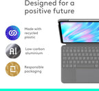 Logitech Combo Touch Keyboard Case for iPad Air 11-inch M2 / M3 and Air 5th Gen — Oxford Grey
