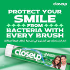 Closeup Triple Fresh Gel Toothpaste, Menthol Fresh, for 24HR fresh breath, 120ml — additional product view 6