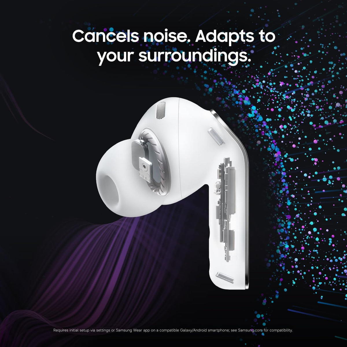 Samsung Galaxy Buds 4 Pro (2026) AI True Wireless Bluetooth Earbuds, Hi-Res Audio, 2-Way Speaker, ANC 2.0, Optimized Comfort, IP57, Live Translation, White [US Version, 2 Yr Warranty]
