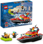LEGO City Fire Rescue Boat 60373
