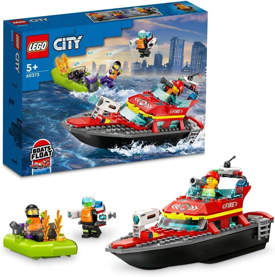 LEGO City Fire Rescue Boat 60373