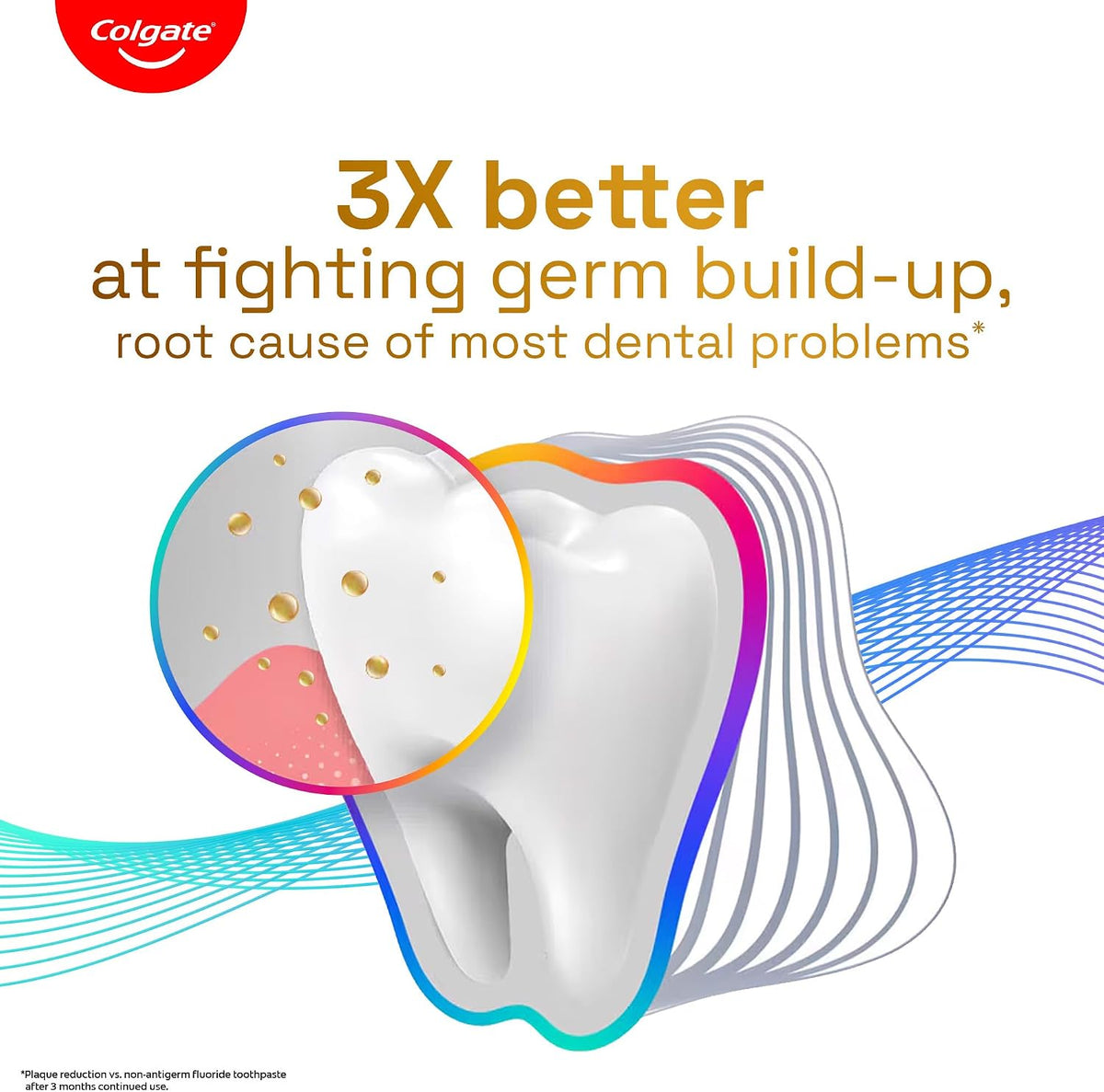 Colgate Total 300gm (2 x 150gm) Advanced Health Anti-Germ Toothpaste, Tooth Paste with 12-Hour Anti-Germ Protection, Whole Mouth Health (Combo Pack Offer) — additional product view 4