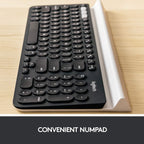 Logitech K780 Keyboard — Grey + White