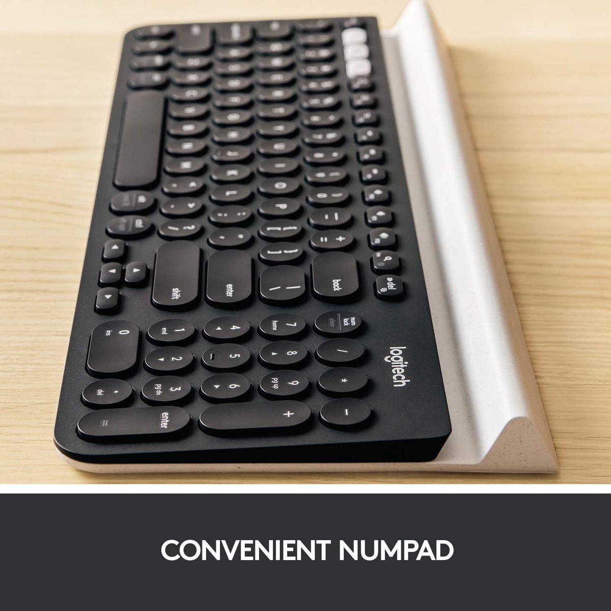 Logitech K780 Keyboard — Grey + White