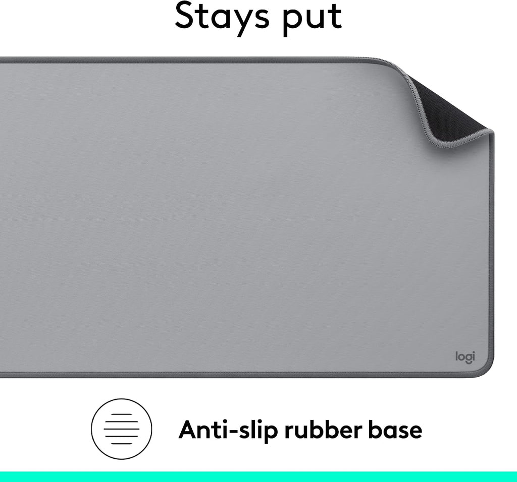 Logitech Studio Series Desk Mat — Grey
