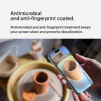 Belkin ScreenForce TemperedGlass Treated Screen Protector for iPhone 15 Pro, Slim, Crystal Clear, Scratch-Resistant Tempered Glass Film, Includes Easy Align Tray for Bubble Free Application