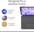 Logitech Combo Touch Keyboard Case for iPad Air 13-inch M2 / M3 / M4 — Oxford Grey