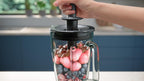 Philips Blender 1200W, 2L Glass Jar, With Chopper & Mill, 3 Speeds + Pulse — Black