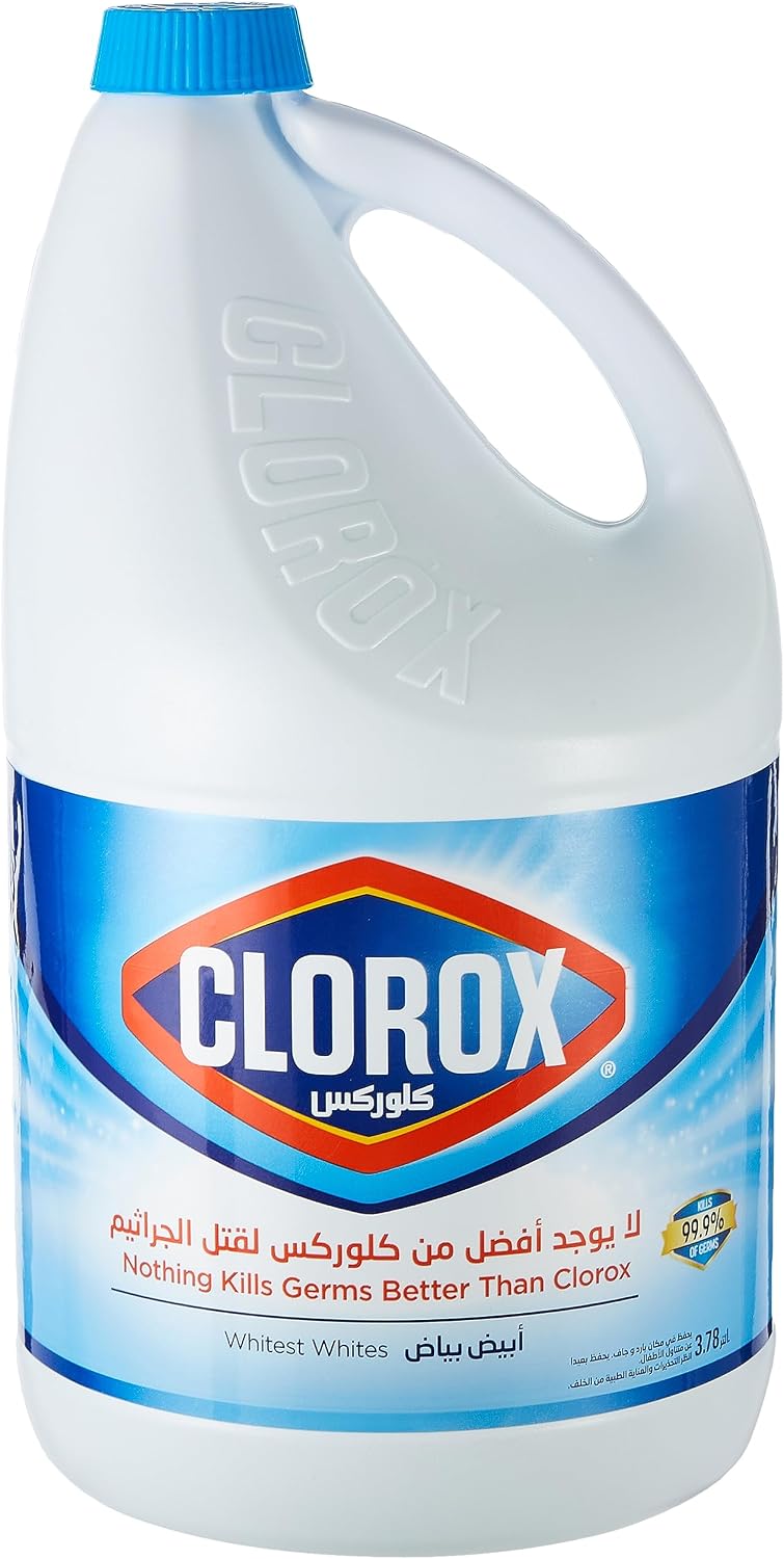 Clorox Bleach Liquid Original Scent 3.78L and Clorox Spray Kitchen Cleaner, 500ml, Bleach Free — additional view 4