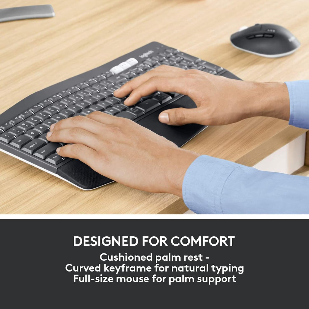 Logitech MK850 Keyboard and Mouse Combo — Black