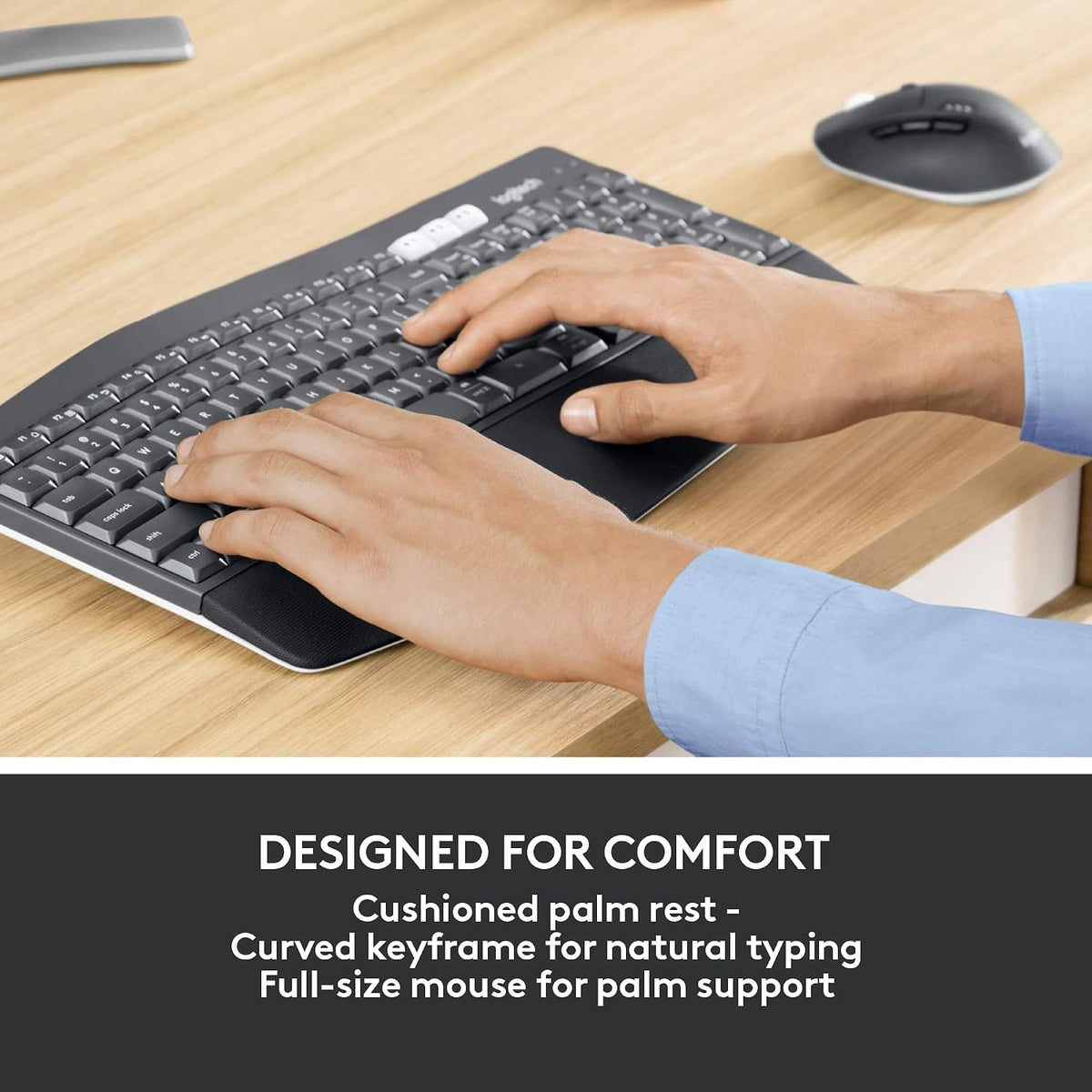 Logitech MK850 Keyboard and Mouse Combo — Black