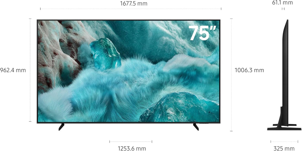 Samsung 75 Inch QLED TV, Q7F, 4K, Q4 AI Processor, 100% Color Volume with Quantum Dot, Samsung Knox Security, Endless Free Content, Samsung Vision AI Smart TV, QA75Q7FAAUXZN (2025 - UAE Version)