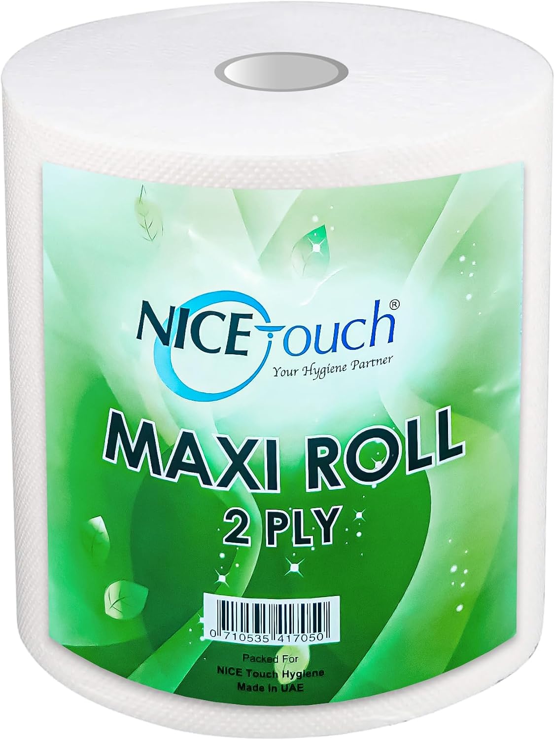 Nice Touch 2-Ply Kitchen Paper Towel Tissue Roll, 775 Sheets per Roll, 650g, Diamond Embossed, High Absorbency & Ultra-Soft Texture — front product image
