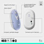 Logitech POP Mouse Wireless Mouse — Purple