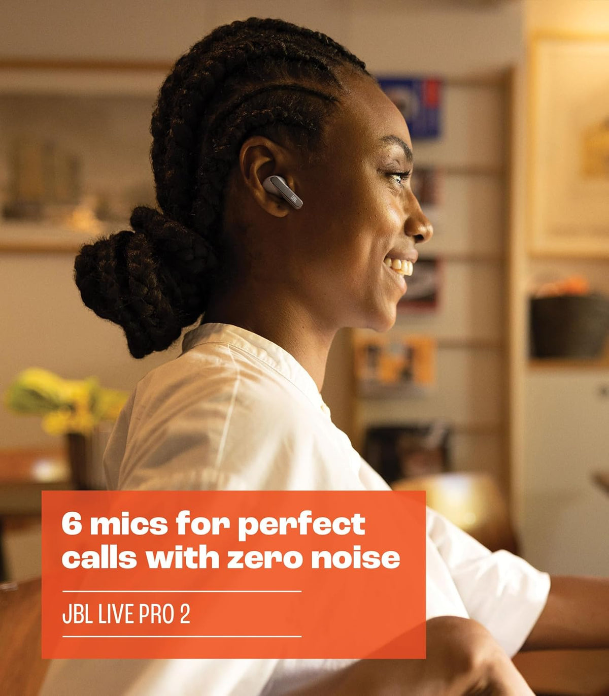 JBL Live Pro 2 True Wireless Earbuds — Silver