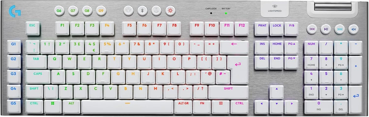 Logitech G915 X Wireless Gaming Keyboard — White