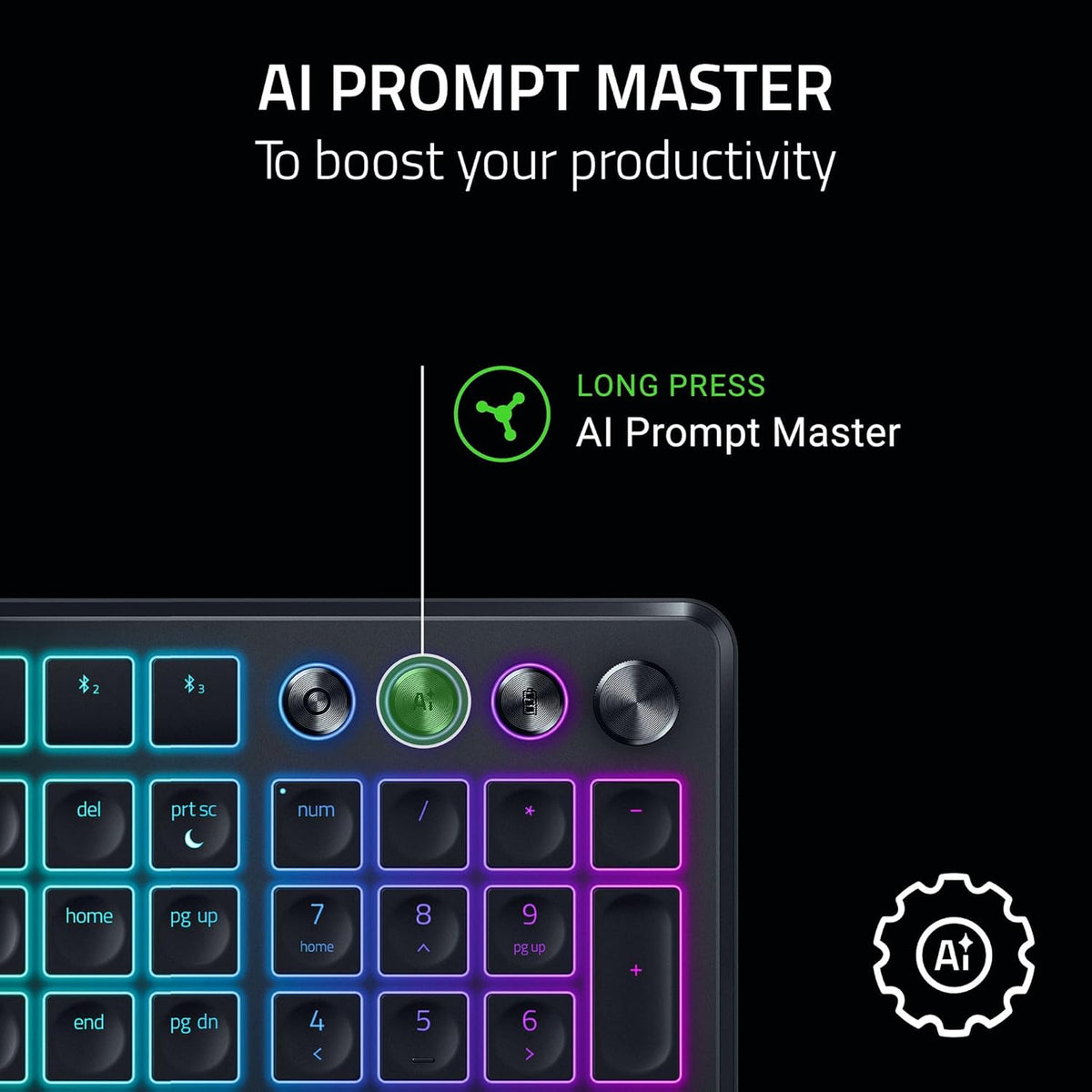 Razer Pro Type Ergo Wireless Split Ergonomic Keyboard — product image 5
